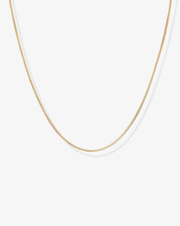Vermeil Box Chain Adjustable Necklace