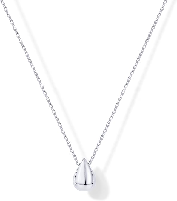 14K Gold Plated Dainty Pear Pendant Necklace