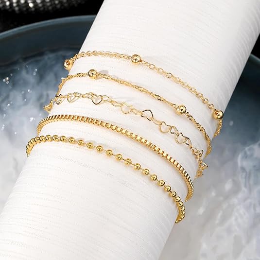 Gold Bracelets for Women, 14K Gold