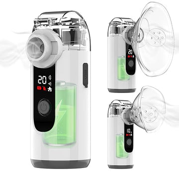 Portable Hand-Held Nebulizer – Rechargeable with Self-Clean Mode for Easy Breathing