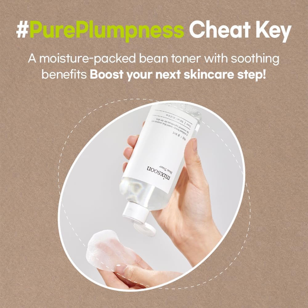 Ezee Nature Bliss Mixsoon Bean Toner – Hydrating Fermented Toner for Sensitive Skin – 10.1 fl oz