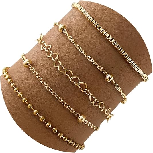 Gold Bracelets for Women, 14K Gold