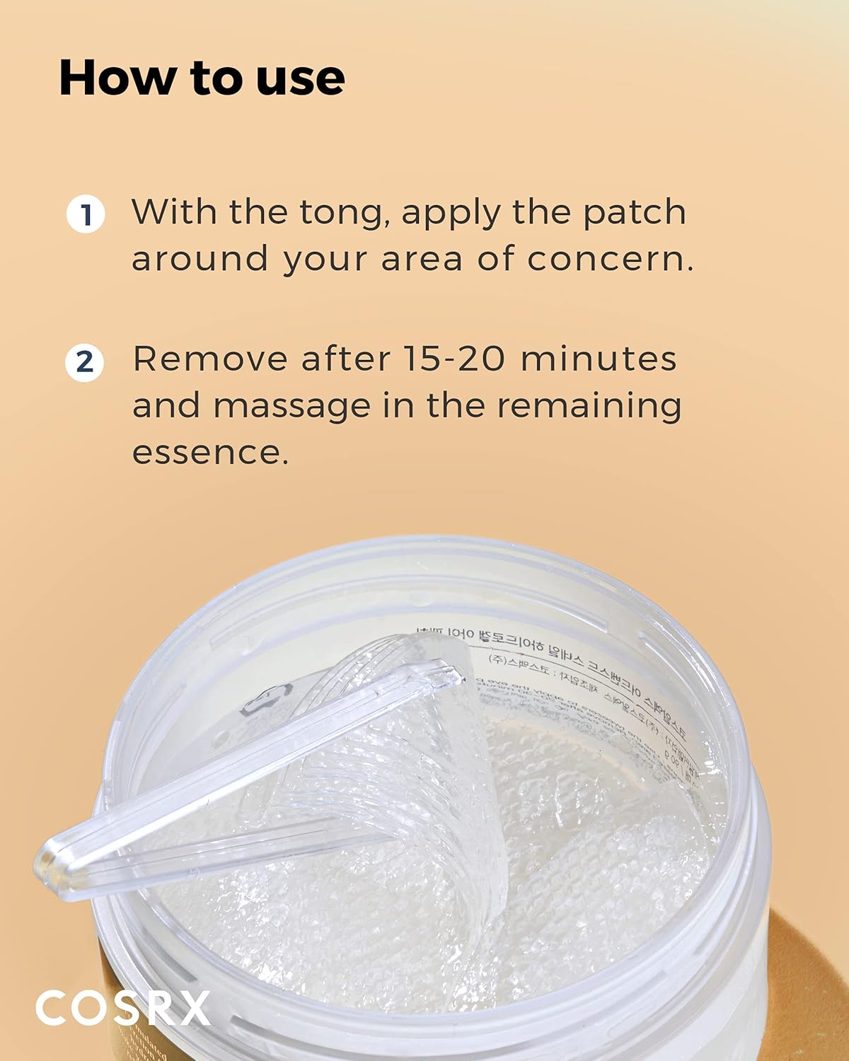 Ezee Nature Bliss COSRX Hydrating Eye Patches – Dual Size for Custom Fit