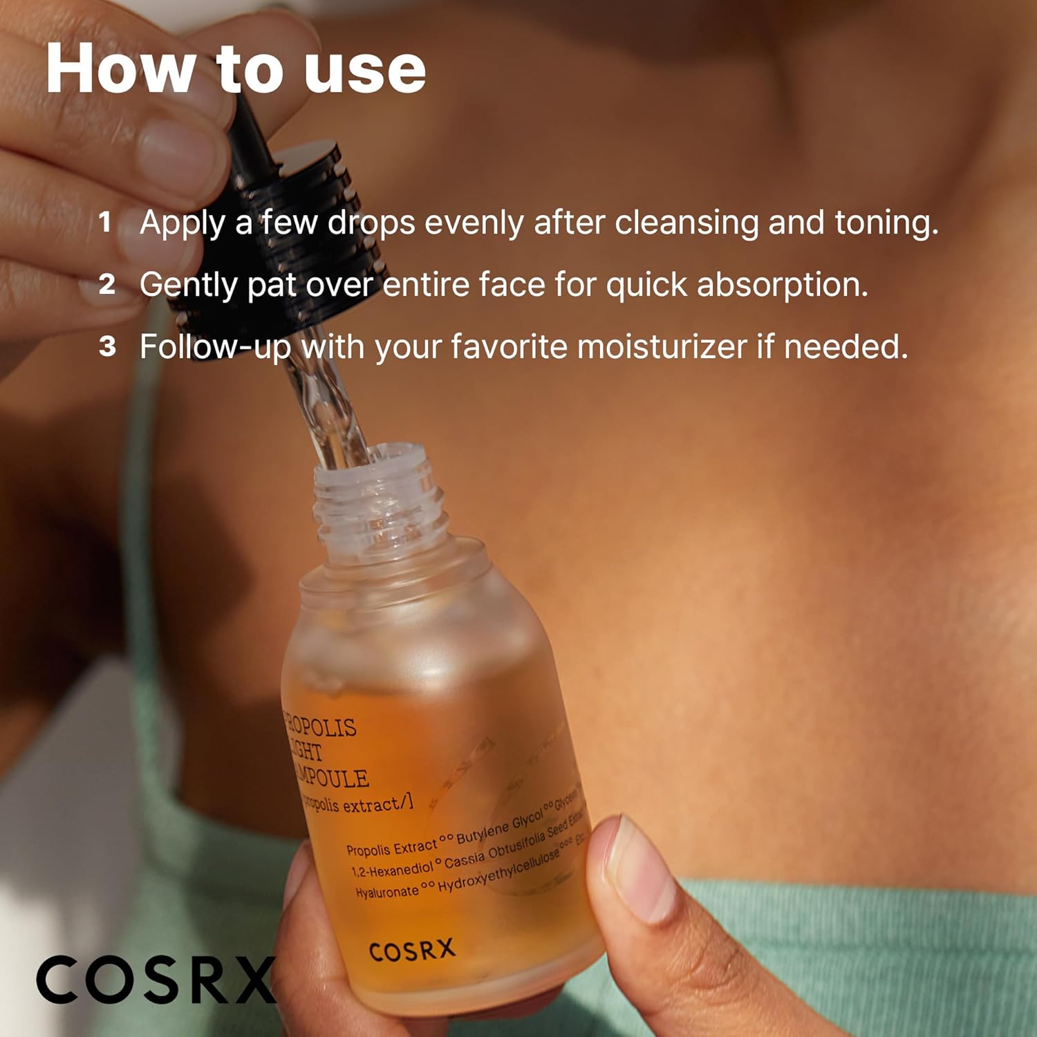 Ezee Nature Bliss COSRX Face Serum – 73.5% Propolis Extract for Youthful Glow