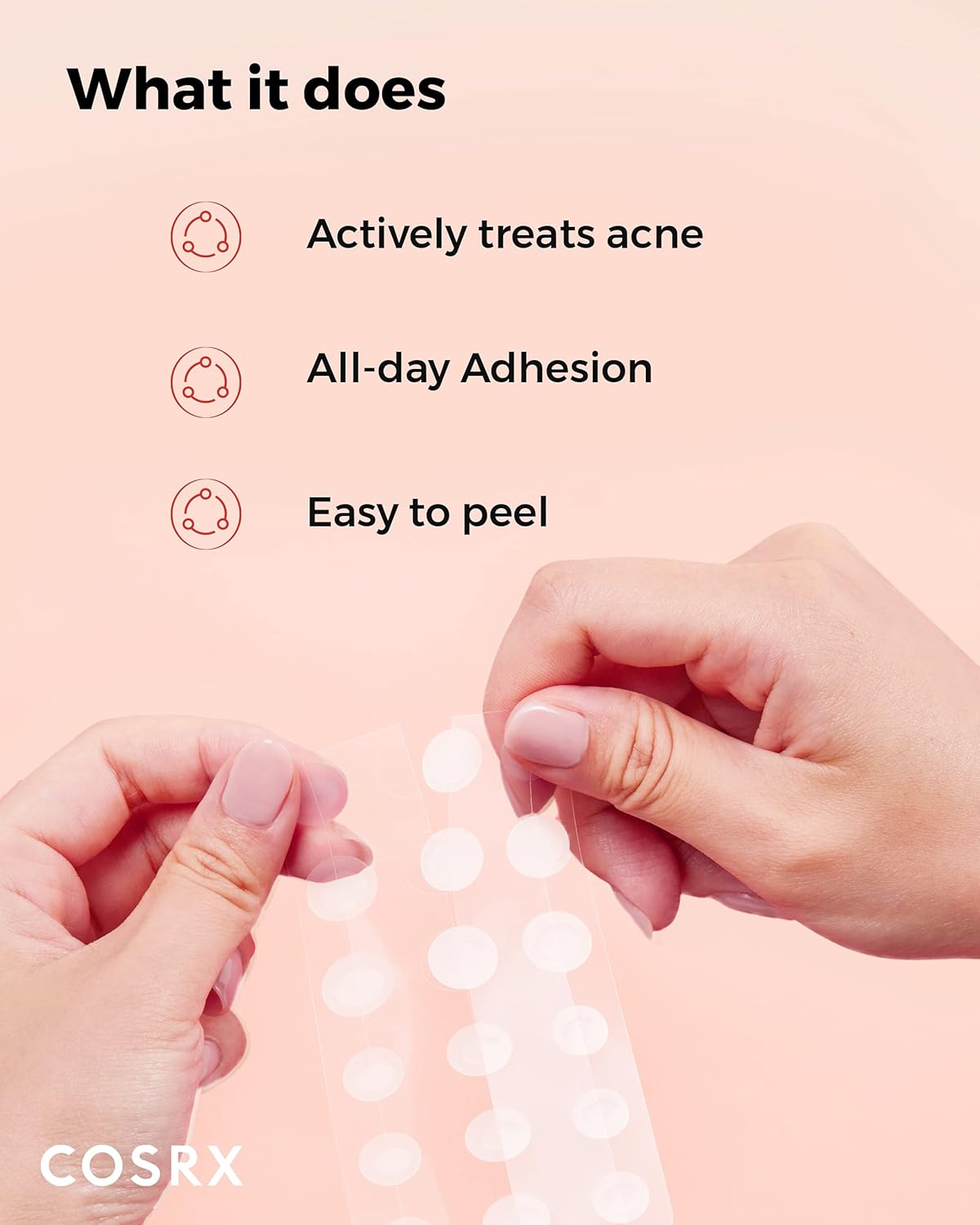 Ezee Nature Bliss COSRX Hydrocolloid Acne Patches – 90 Count Zit & Spot Treatment