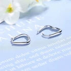 Minimal 925 Sterling Silver Huggie Hoop Earrings