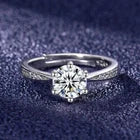 Elegant Crystal Stone Adjustable Ring