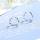 Minimal 925 Sterling Silver Huggie Hoop Earrings