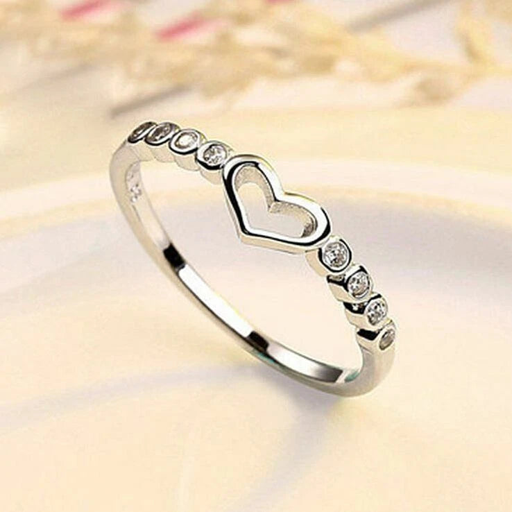 Mini Heart Adjustable Ring