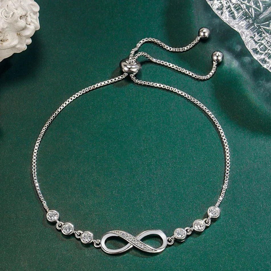 Silver Linked Charm Bracelet