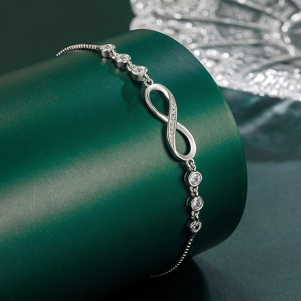 Silver Linked Charm Bracelet