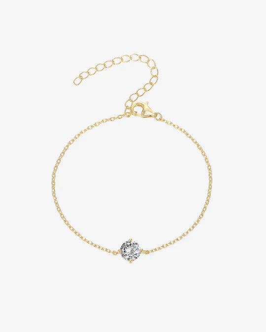 Vermeil Solitaire Bracelet